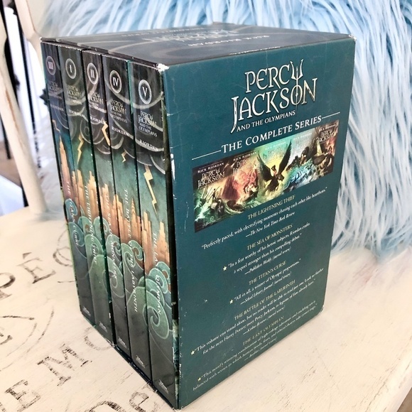 Disney, Percy Jackson and the Olympians, 5 Book, Paperback, 2014, Boxed Set - Picture 4 of 16